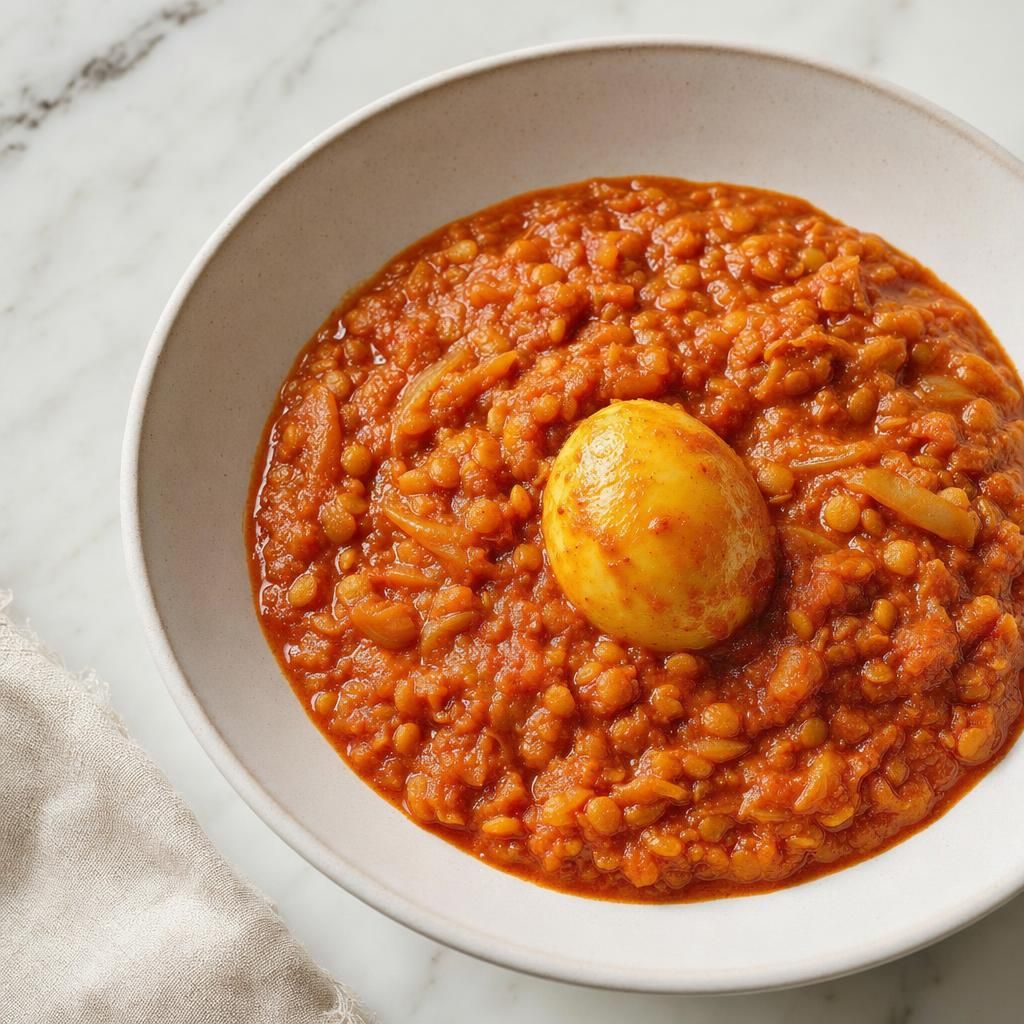 Misir Wat with Eggs