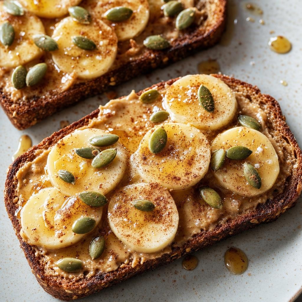 Banana Tahini Crunch Toasts recipe combo