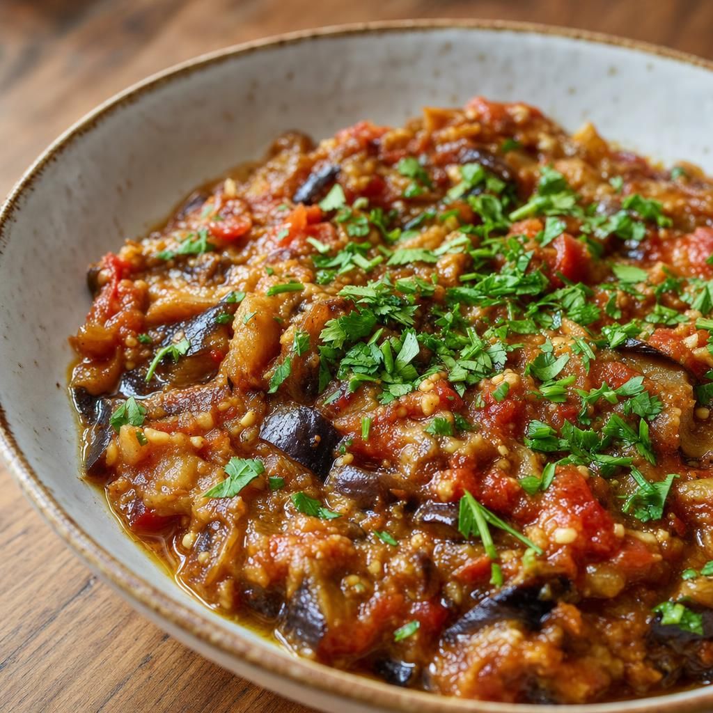 Zaalouk Eggplant Salad