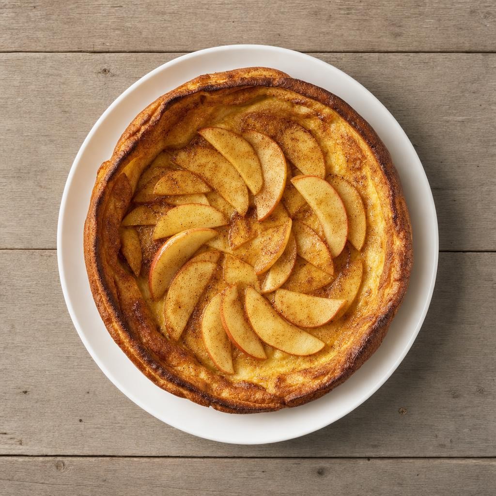 Apple-Cinnamon Dutch Baby recipe combo