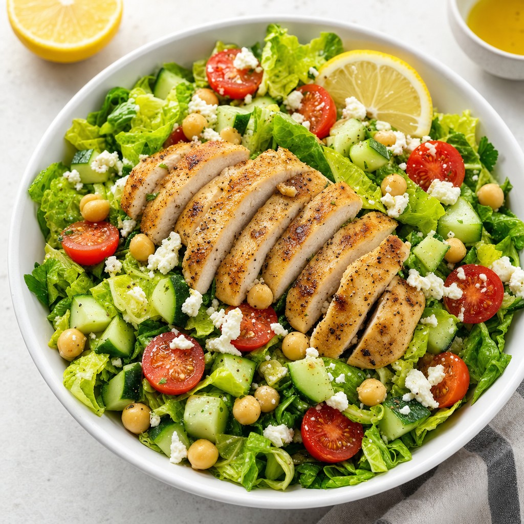 Lemon Chicken Chopped Salad recipe combo