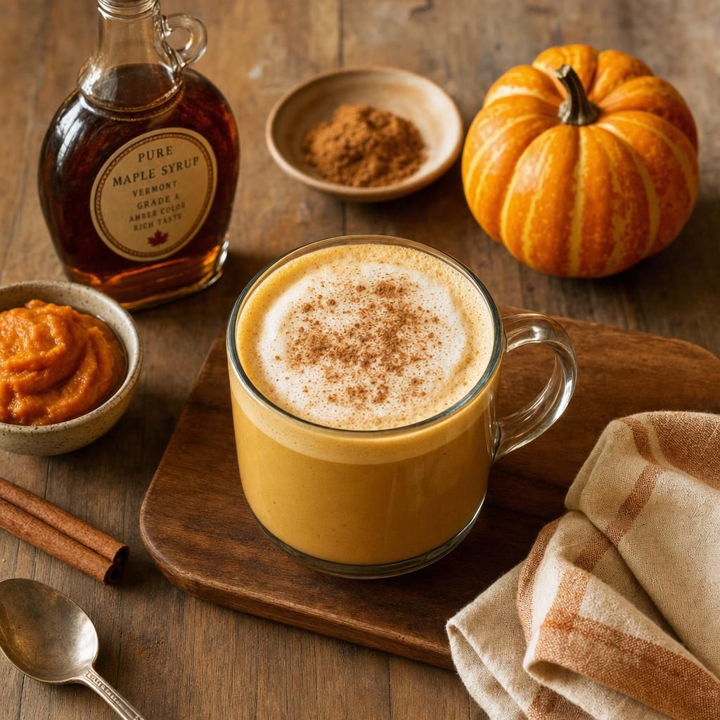 Homemade Pumpkin Spice Latte