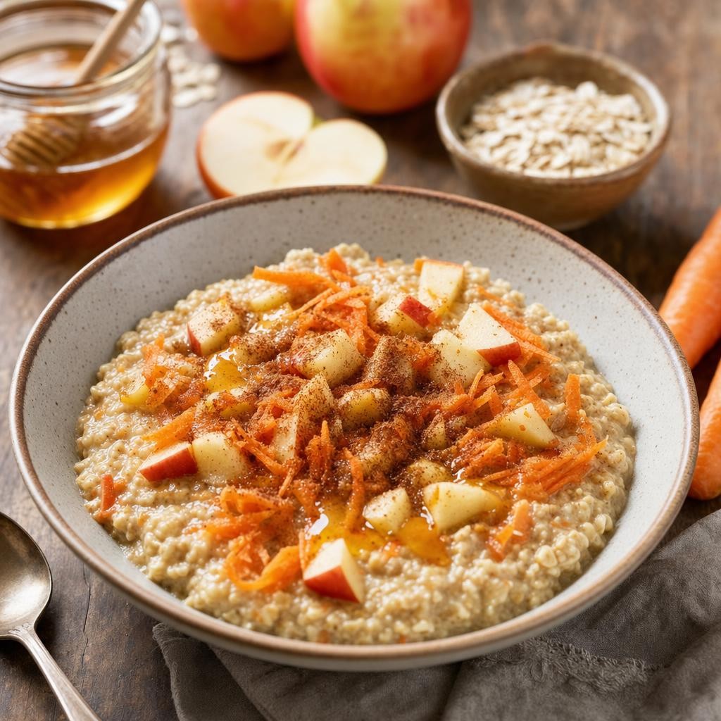 Orchard Apple Carrot Porridge recipe combo