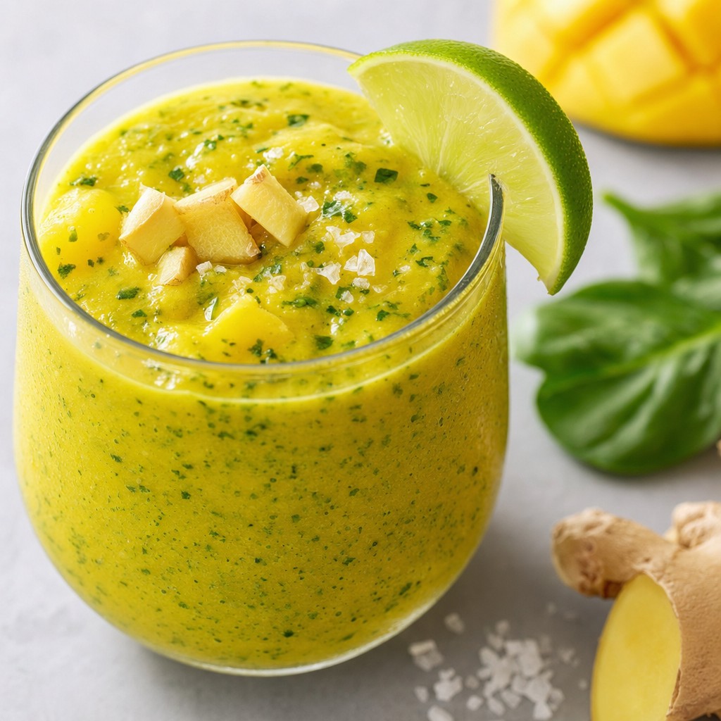 Mango Pineapple Spinach Smoothie recipe combo
