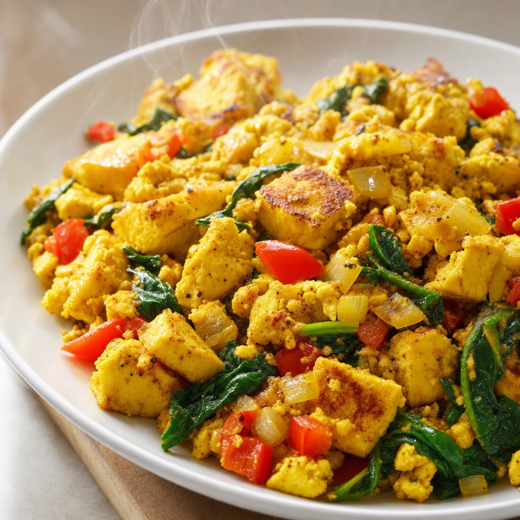 Turmeric Tofu Scramble