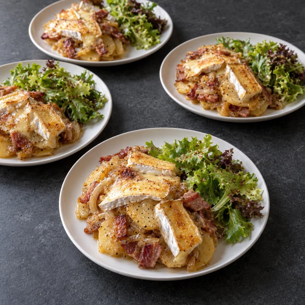 Potato, Bacon and Brie Tartiflette