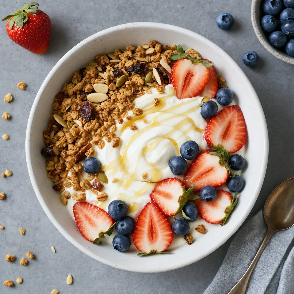 Berry Yogurt and Granola Bowl recipe combo