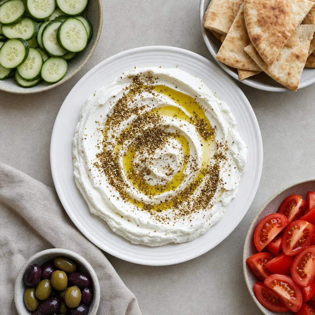 Levantine Labneh Breakfast Plate recipe combo