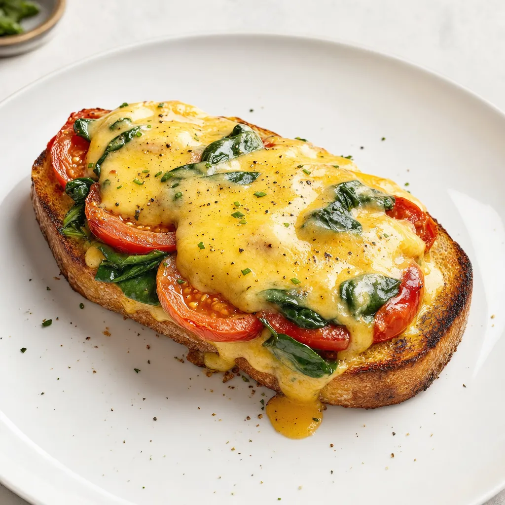 Welsh Tomato-Spinach Rarebit recipe combo