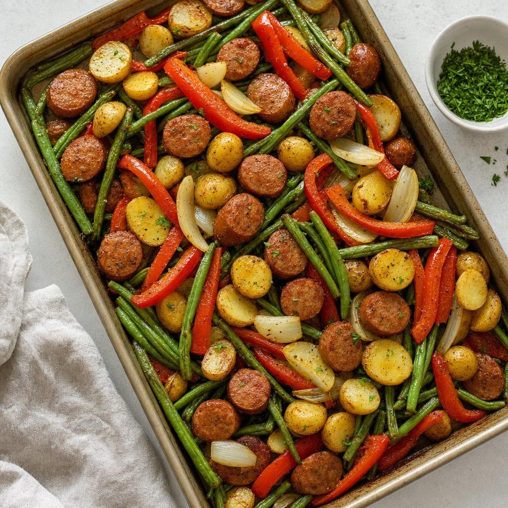 Sausage Potato Sheet Pan