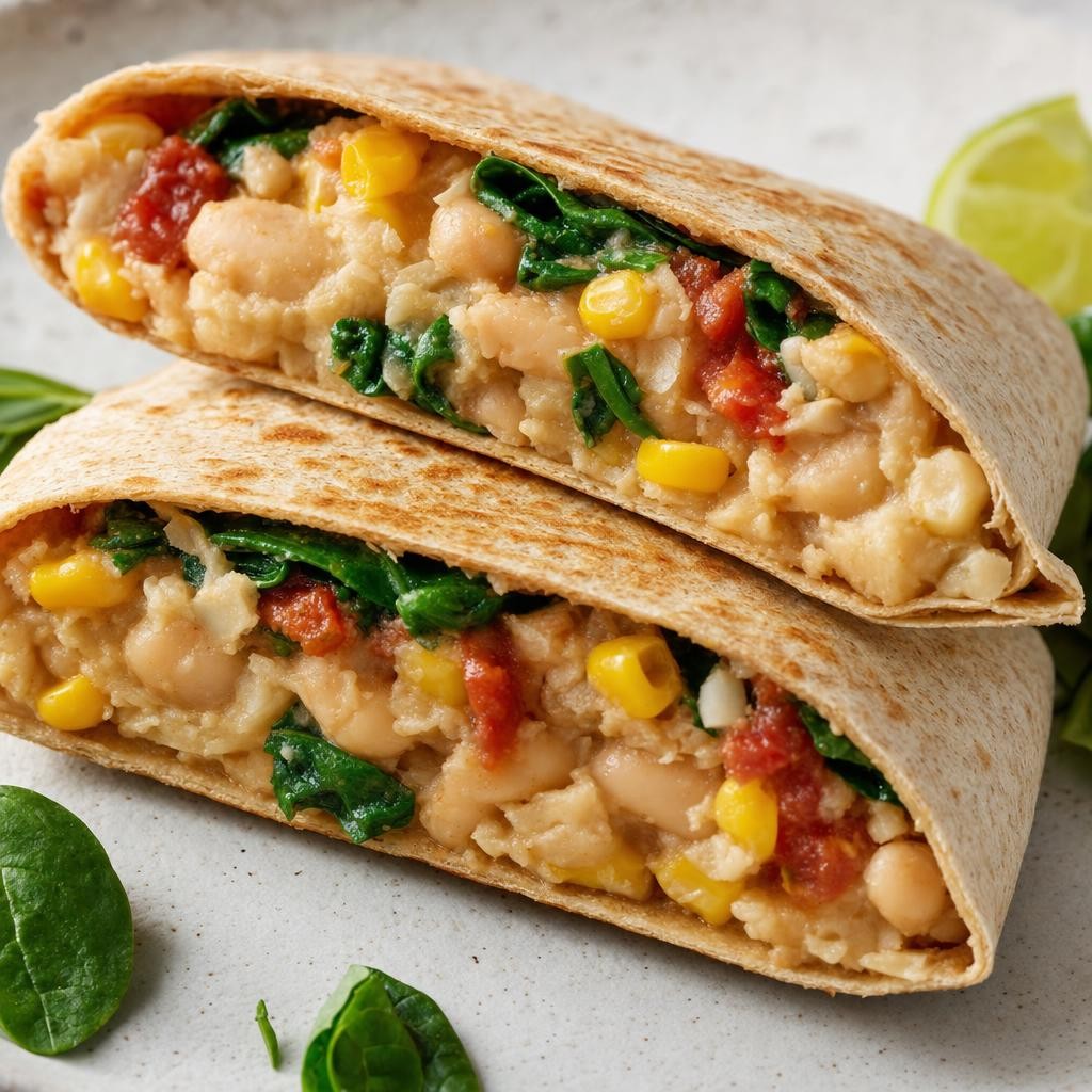 White Bean Tortilla Pockets recipe combo