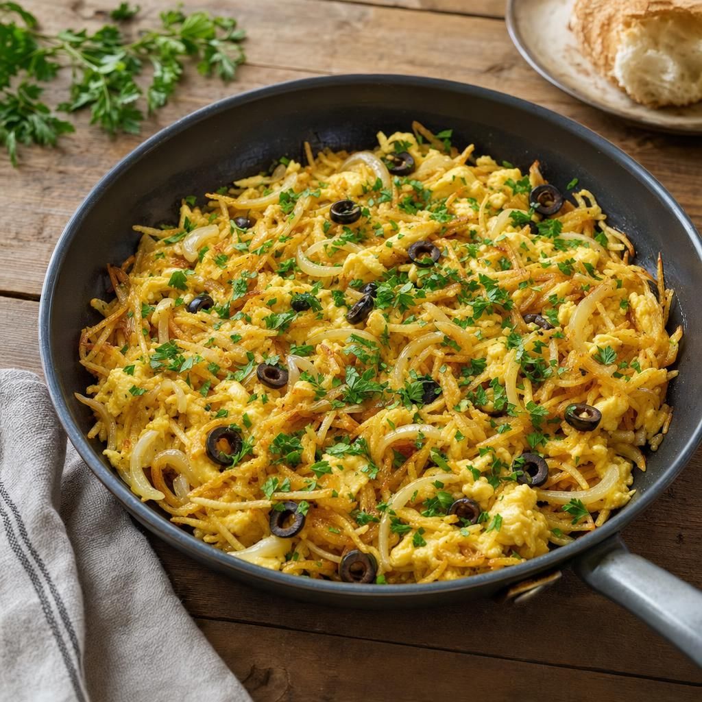 Potato and Egg Skillet à Brás