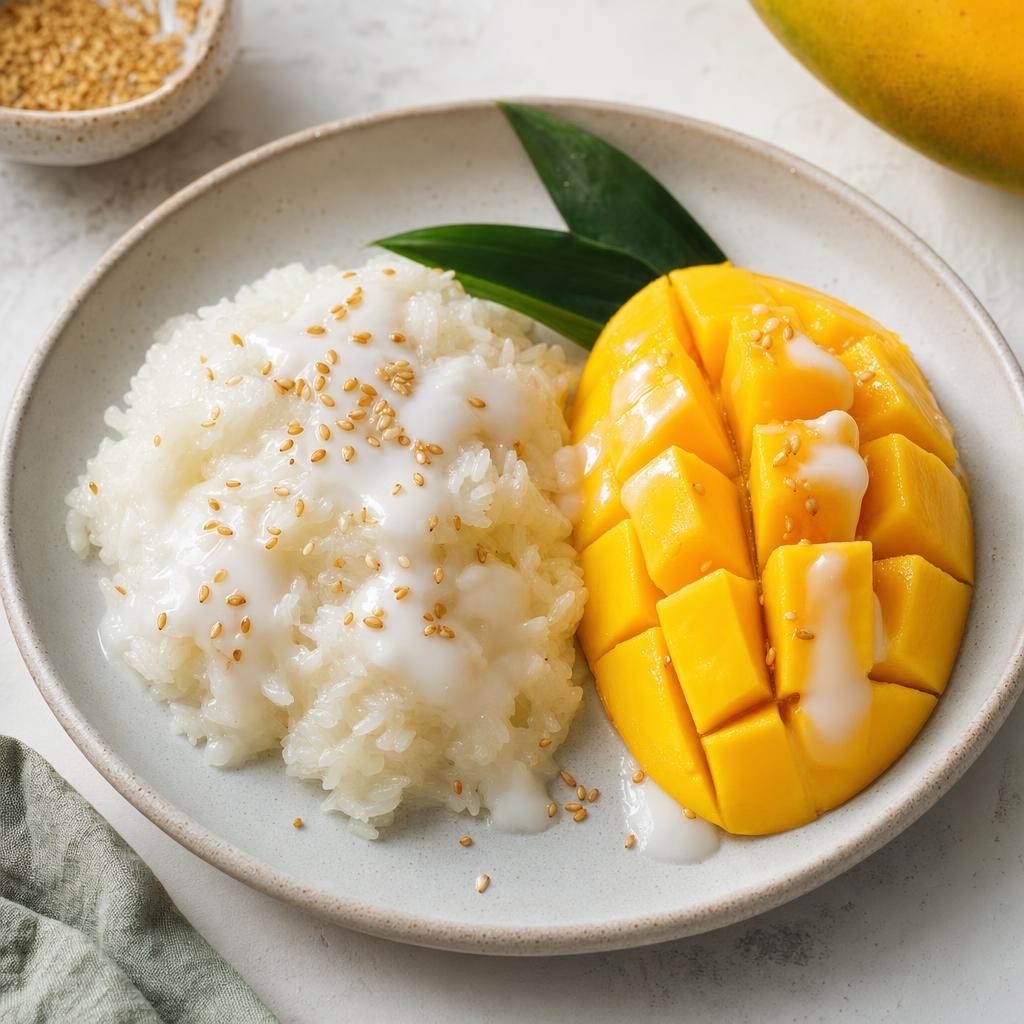 Thai Mango Coconut Sticky Rice