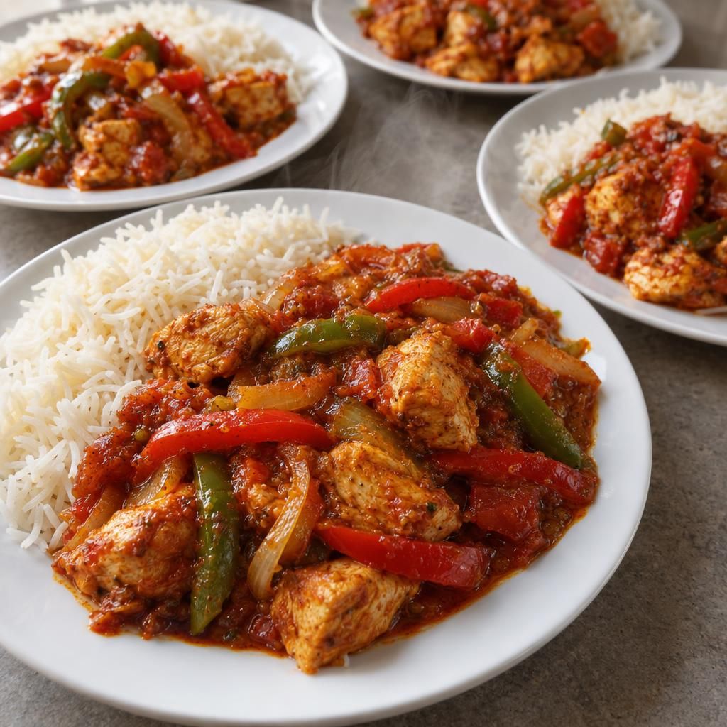 Chicken Jalfrezi with Basmati Rice