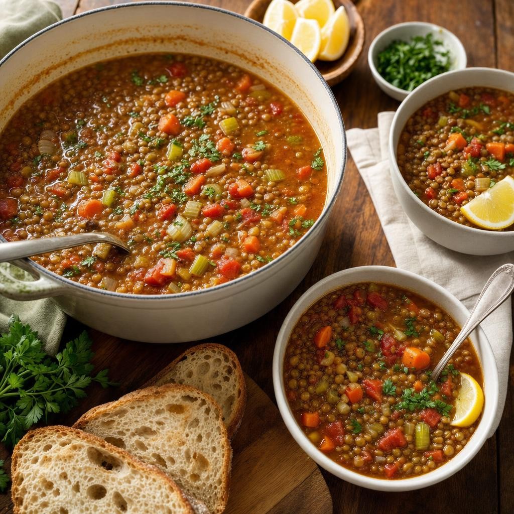 Mediterranean Lentil Soup