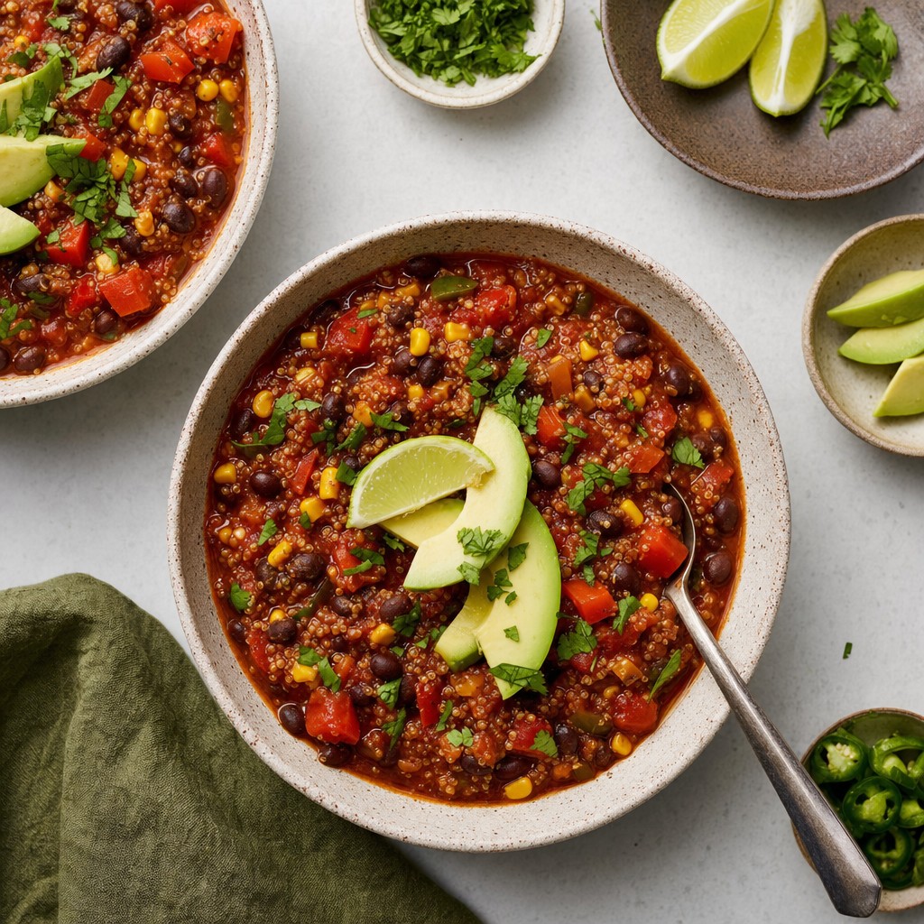 Black Bean Quinoa Chili
