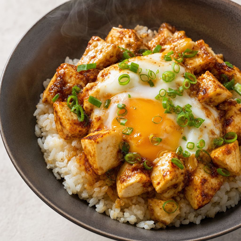 Tofu and Egg Rice Bowl recipe combo