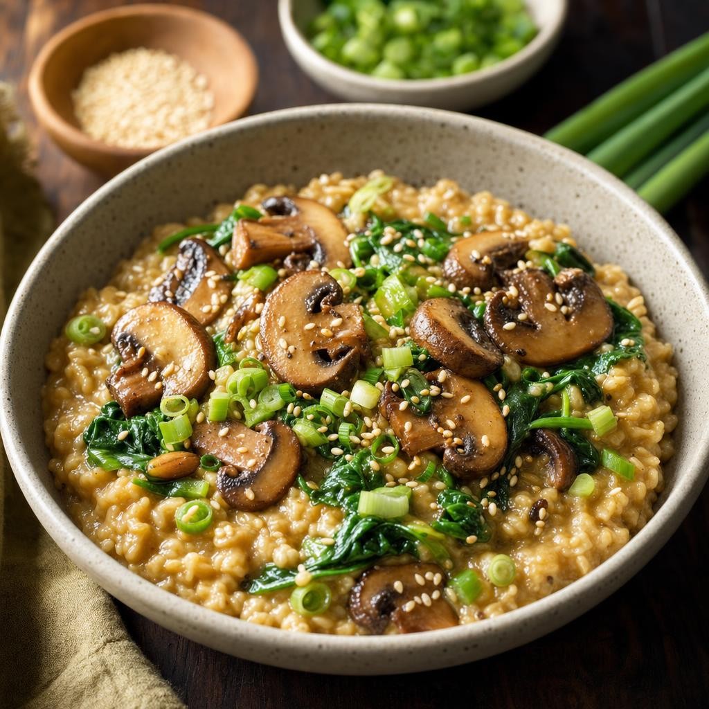 Savory Miso Mushroom Oats