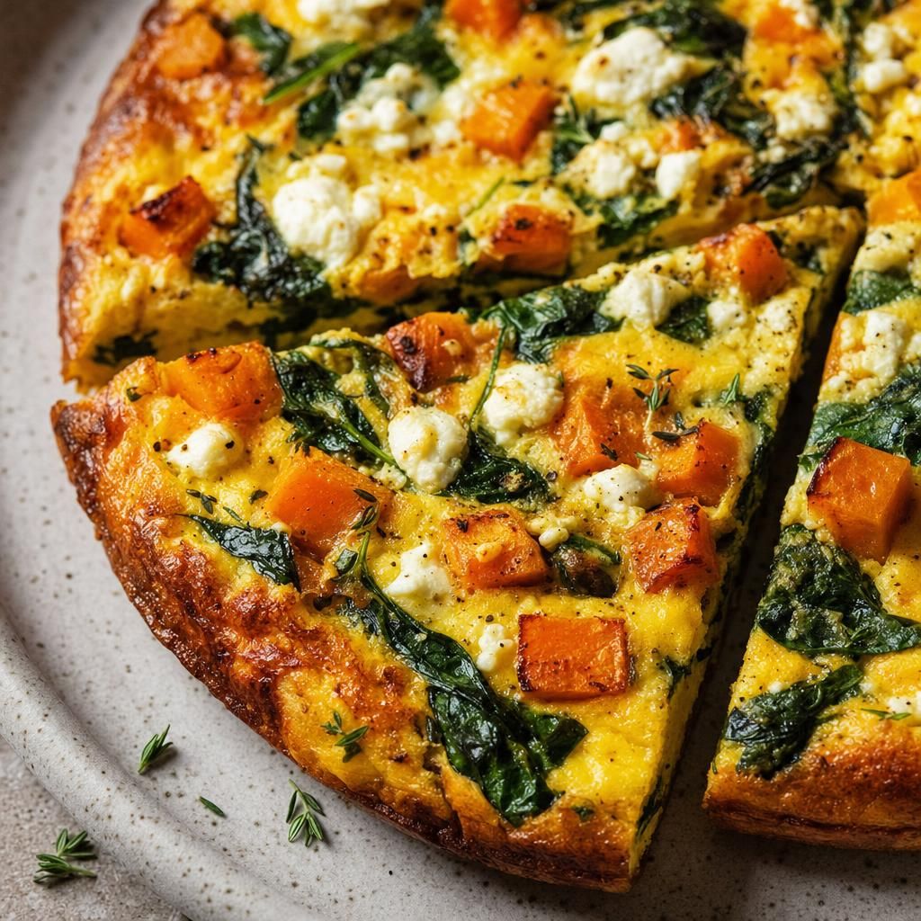 Butternut Spinach Frittata