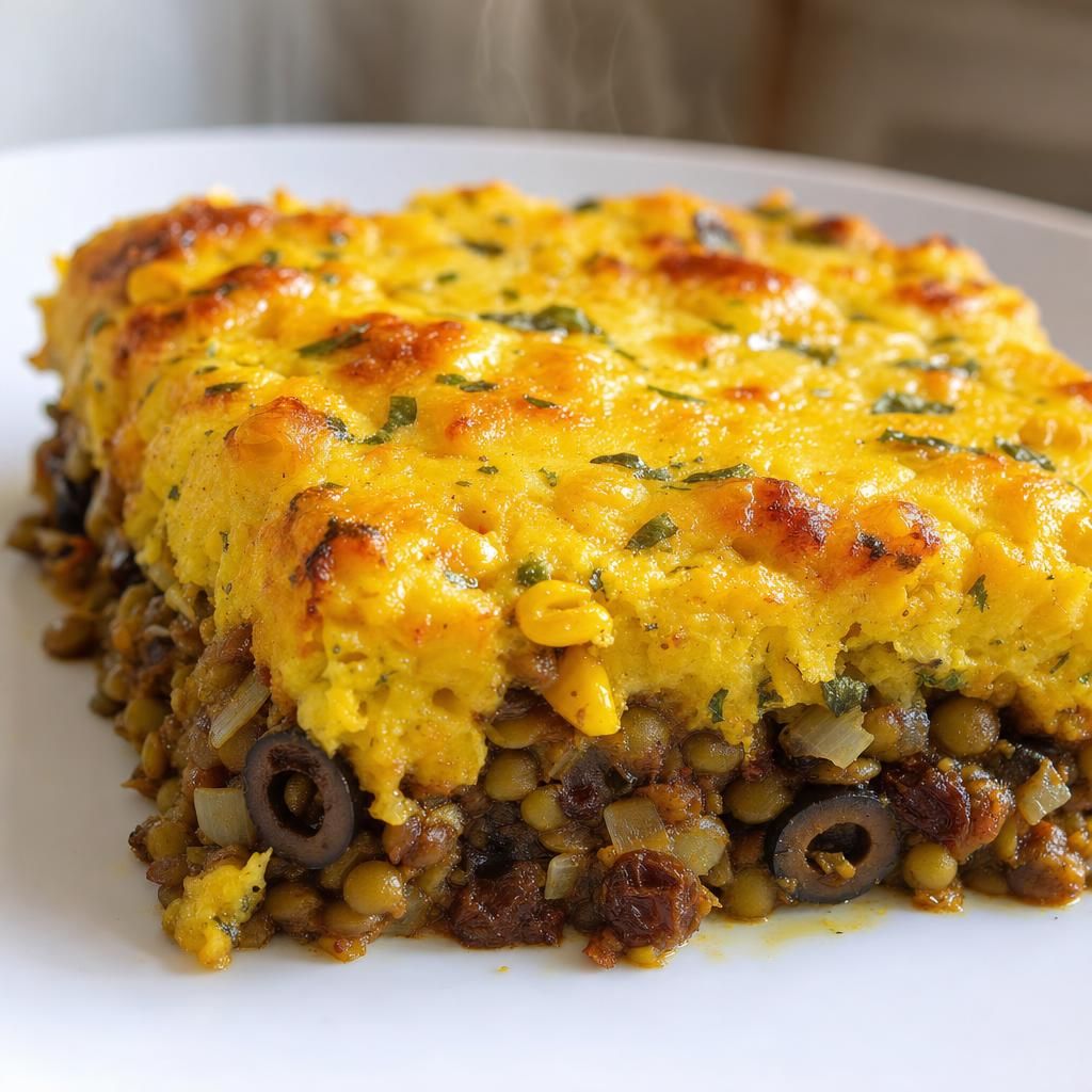 Pastel de Choclo with Lentils