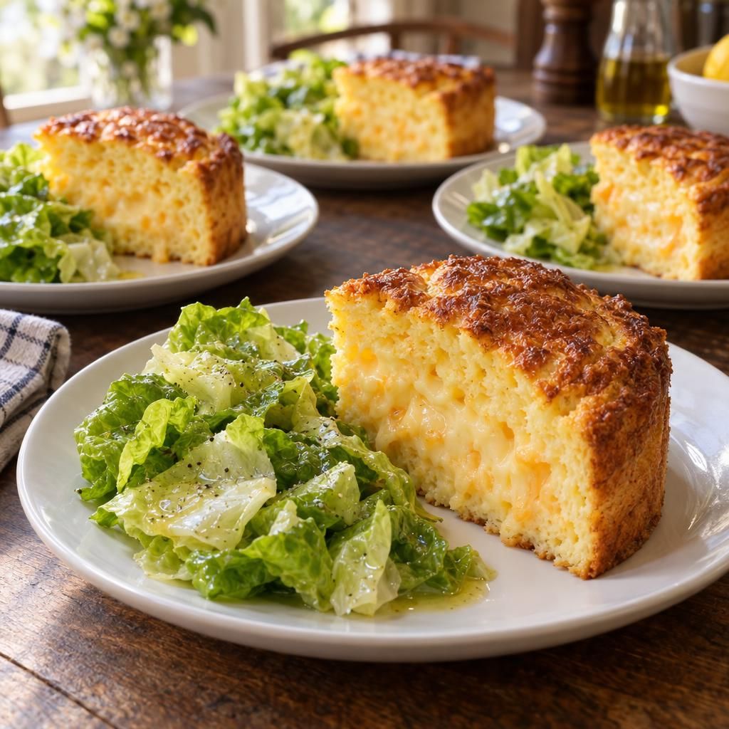 Sharp Cheddar Soufflé