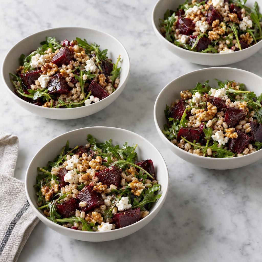 Roasted Beet and Barley Salad