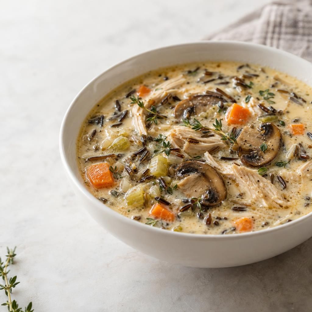 Creamy Chicken and Wild Rice Soup