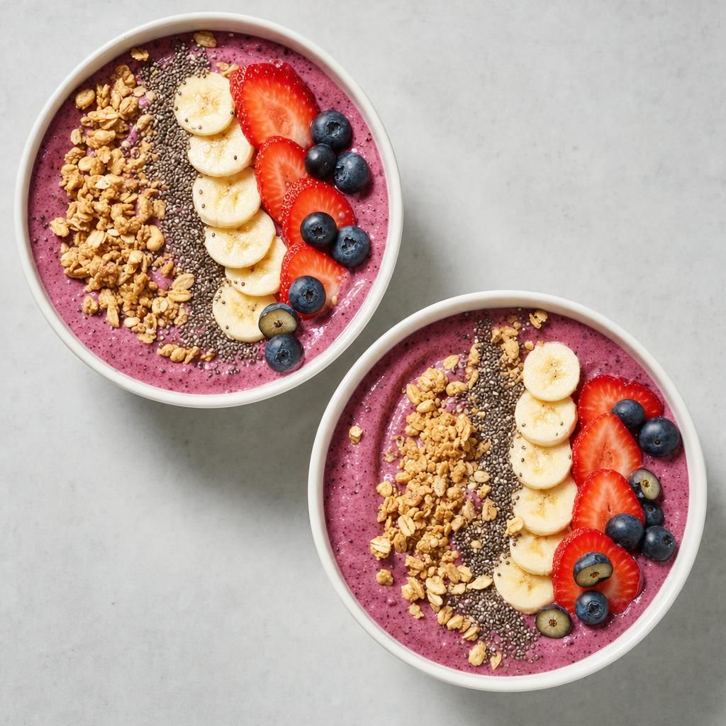Berry Banana Smoothie Bowl