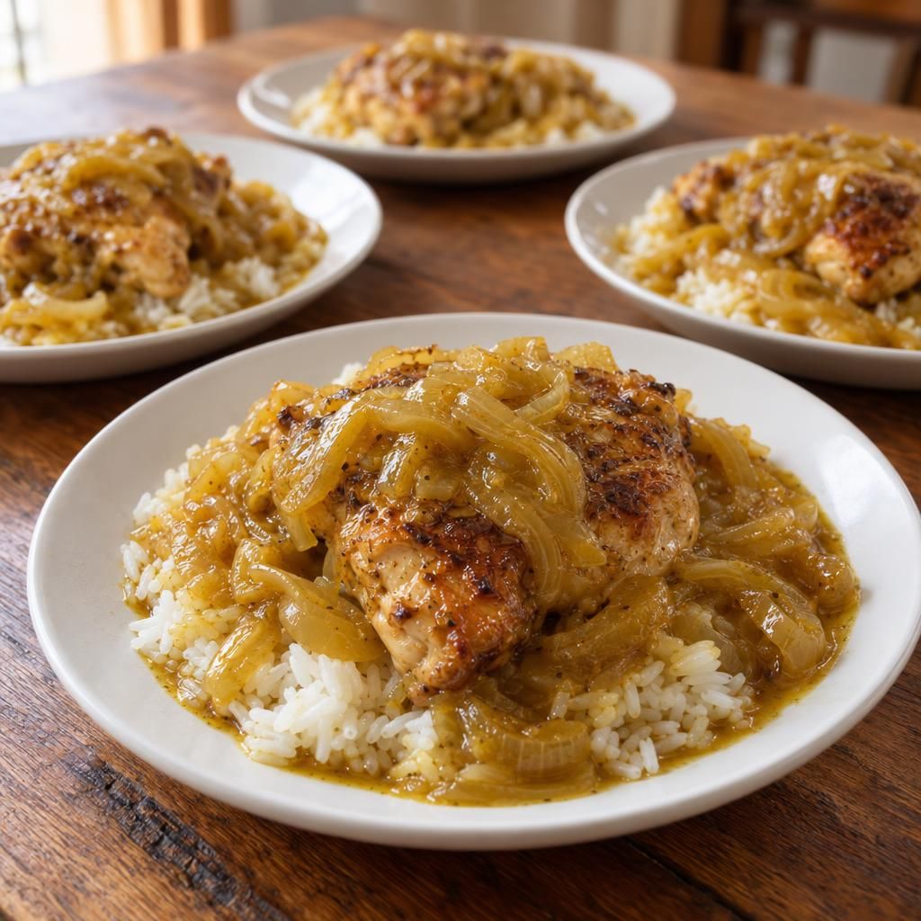 Chicken Yassa with Rice