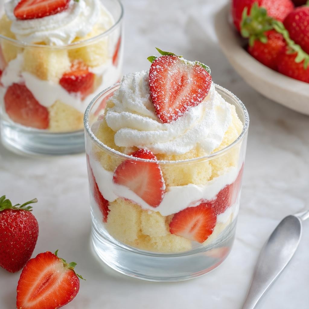 Japanese Strawberry Shortcake Cups recipe combo