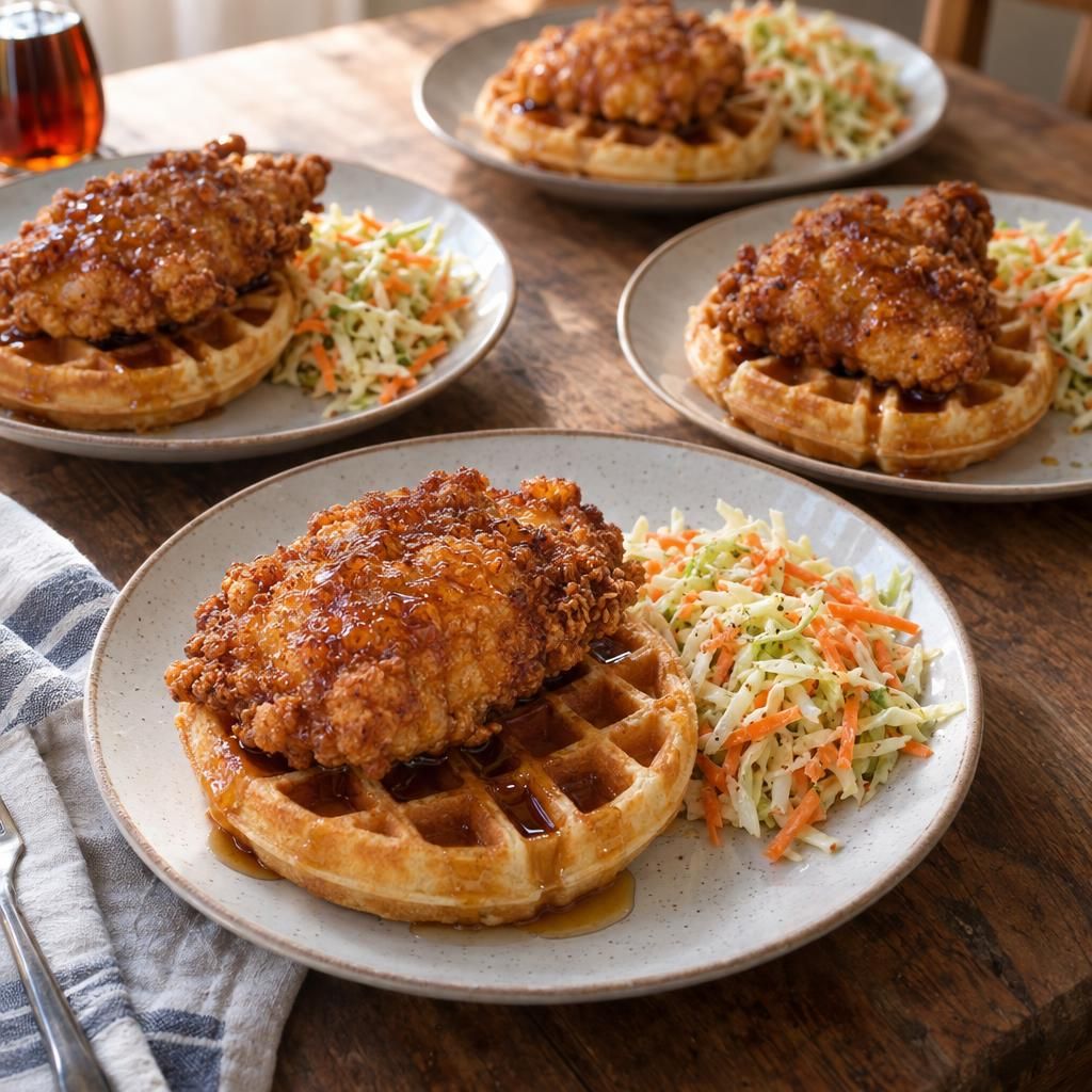 Buttermilk Chicken and Waffles