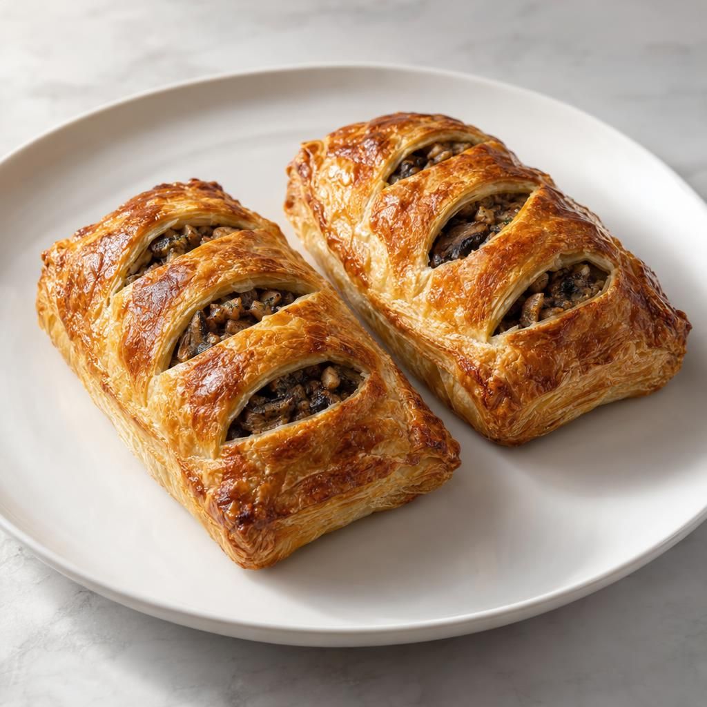 Mushroom and Walnut Wellington