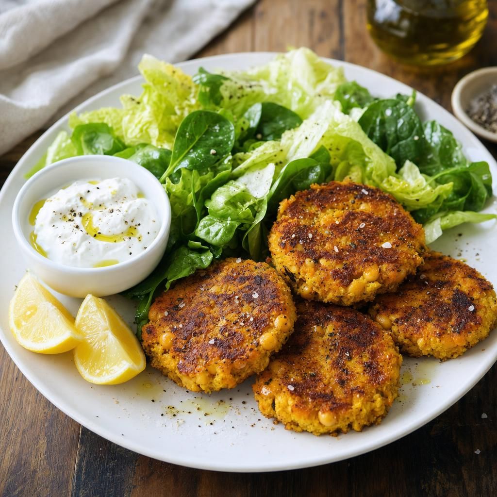 Butternut Squash and Chickpea Patties